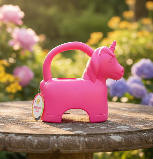 Pink Unicorn Watering Can. (New)