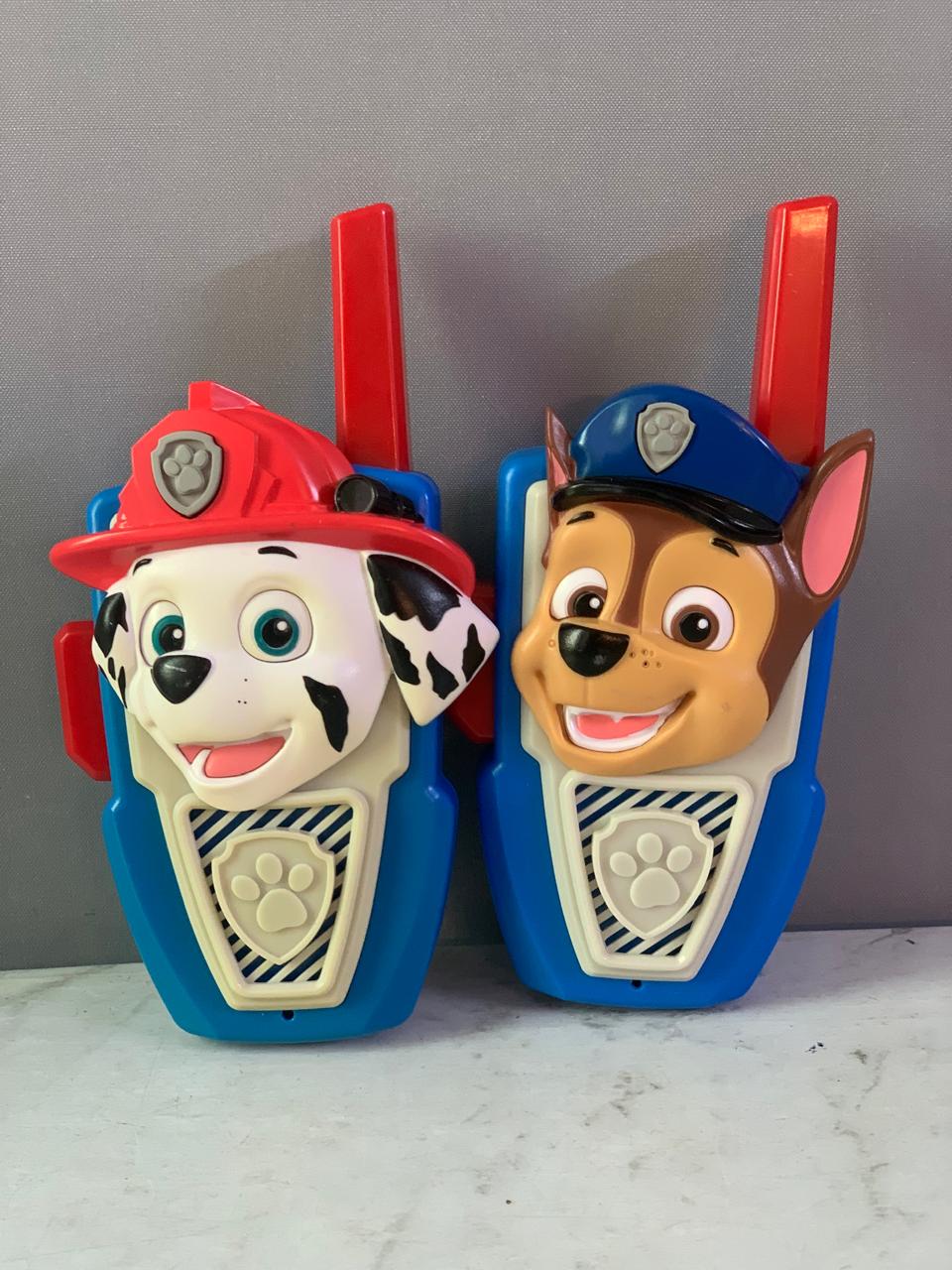 Paw Patrol Chase Marshall Walkie Talkies for Kids. (Rs 500 advance)