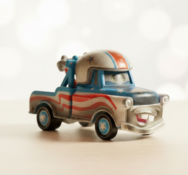 Disney Pixar Cars Toon Deluxe Cannonball Mater Stunt. (Rs 200 advance)