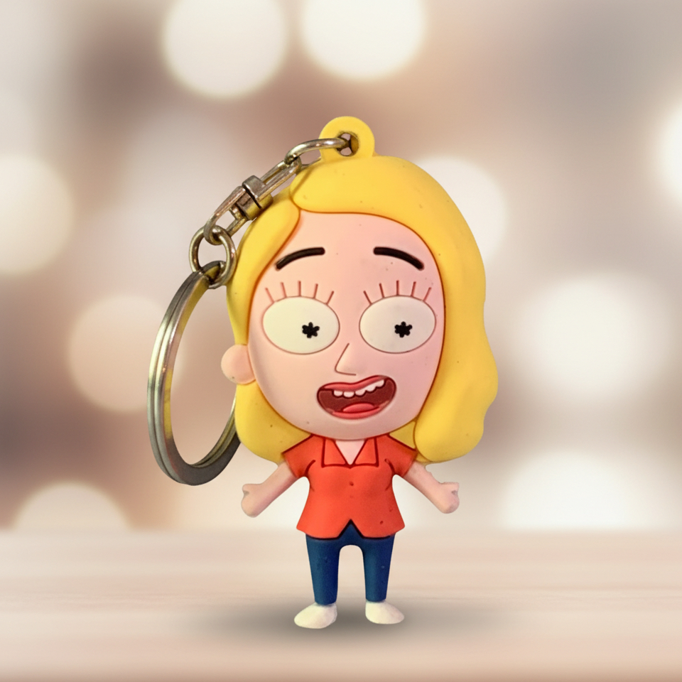 Monogram International Rick and Morty Series 1 Figurative Key Chain.
