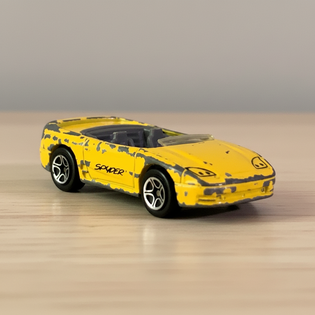 Matchbox Mitsubishi 3000GT Spyder Die-Cast Toy Car.