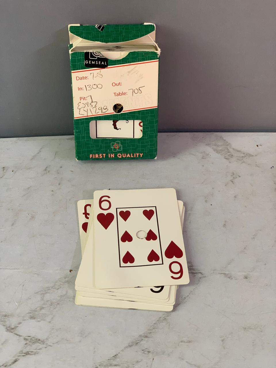 Gemaco Casino Playing Cards.(52 Cards)