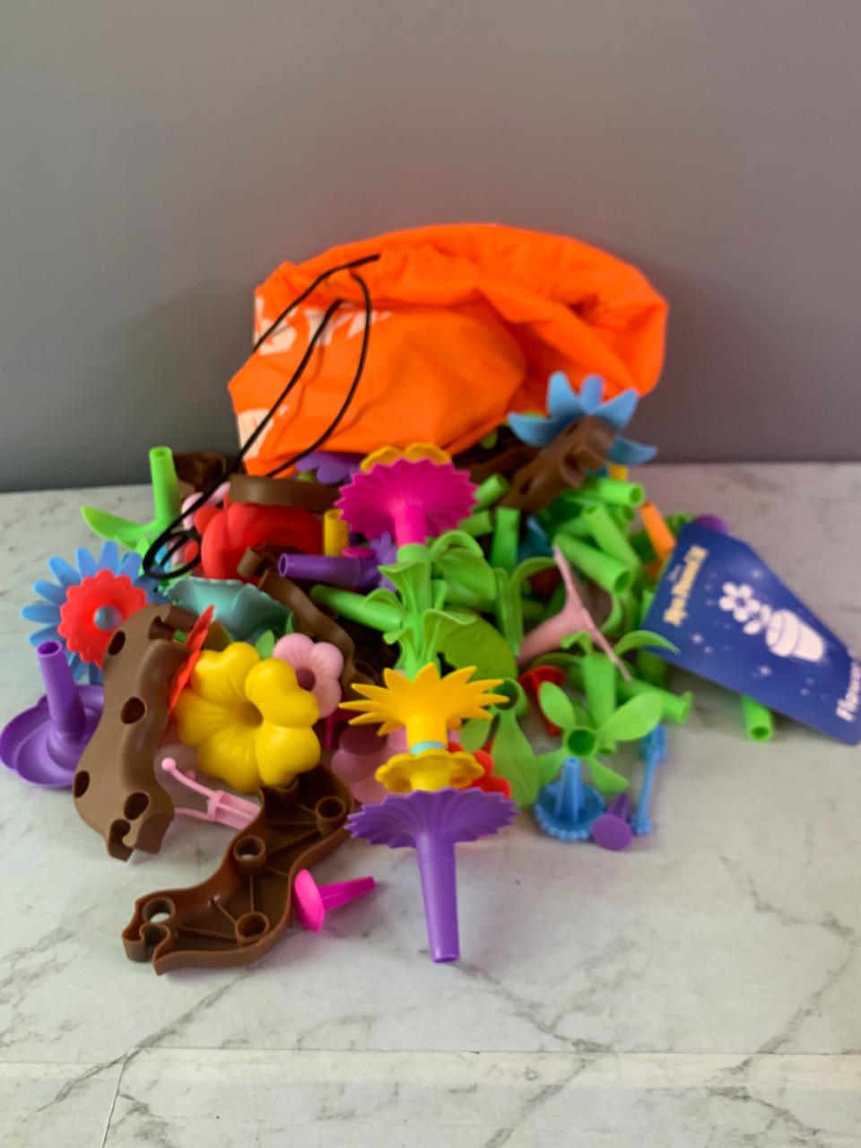 Colorful Flower Garden Building Toy Set. (Rs 350 advance)