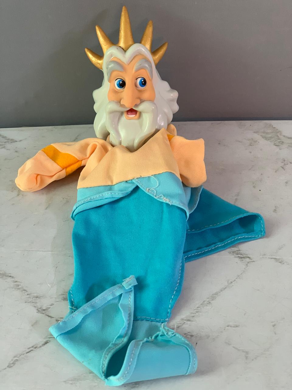 The Little Mermaid Disney King Triton Hand Puppet.