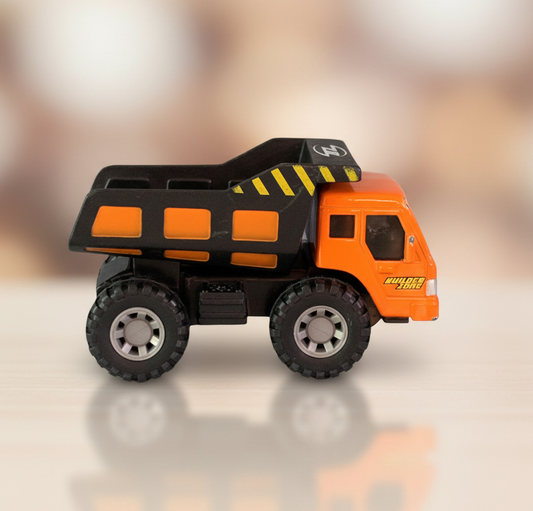 Maisto Fresh Metal Builder Zone Orange Dump Truck. (Rs 100 advance)