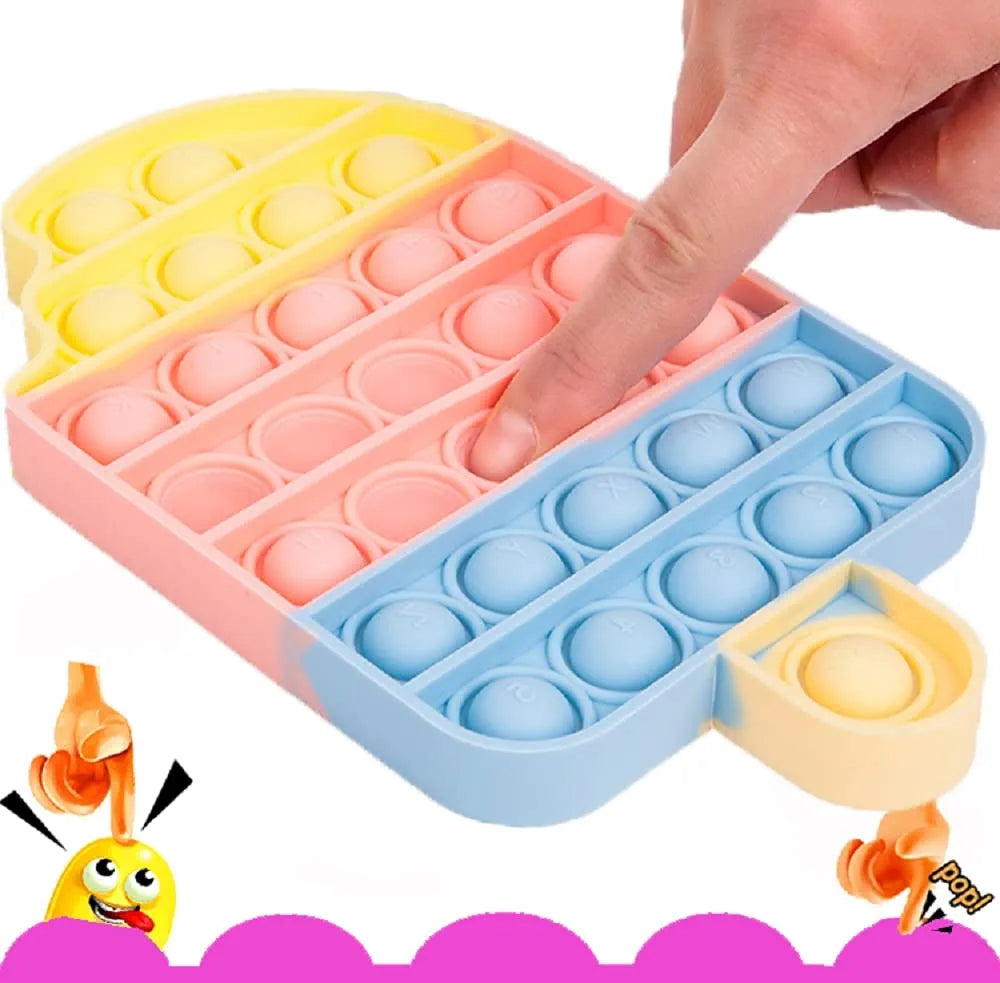 Pop Its Popping Bubble Popit Popitz Fidget Sensory Toy.