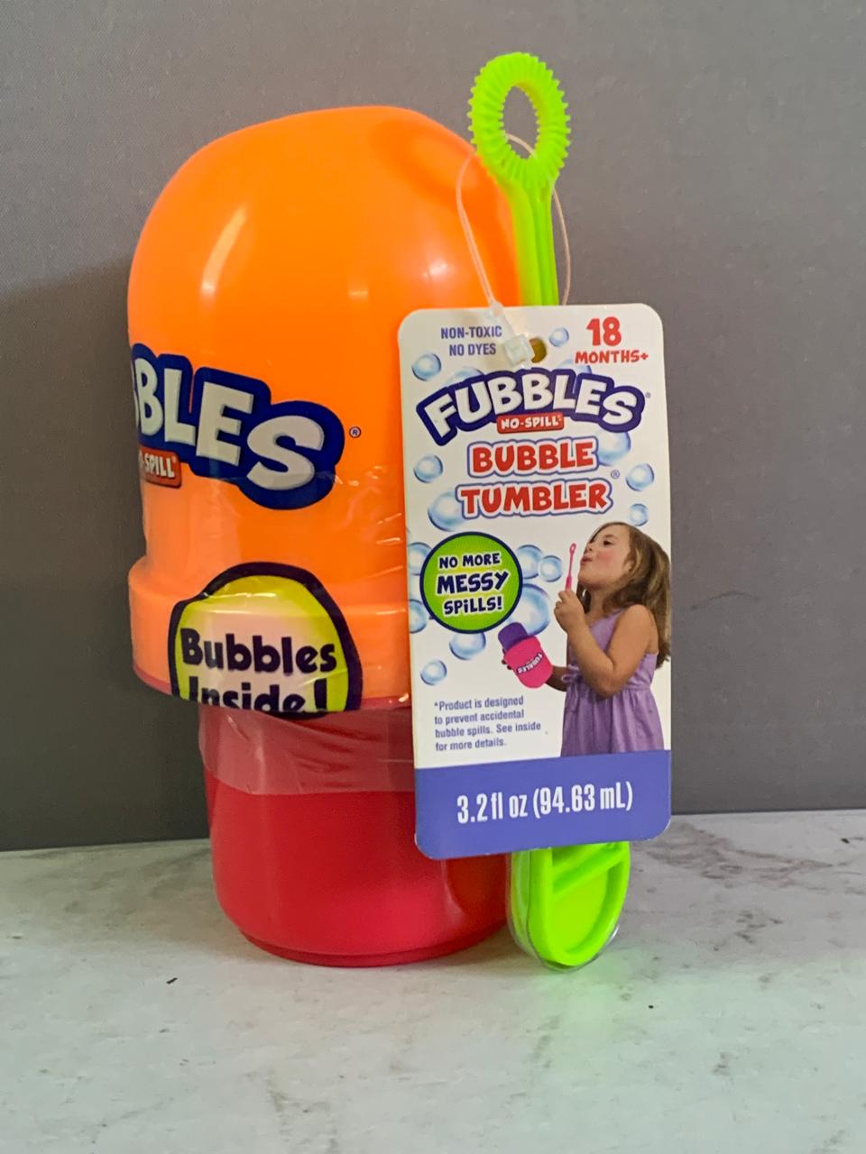 Little Kids Fubbles No-Spill Bubble Tumbler-Assorted colors (New)(Rs 350 advance)