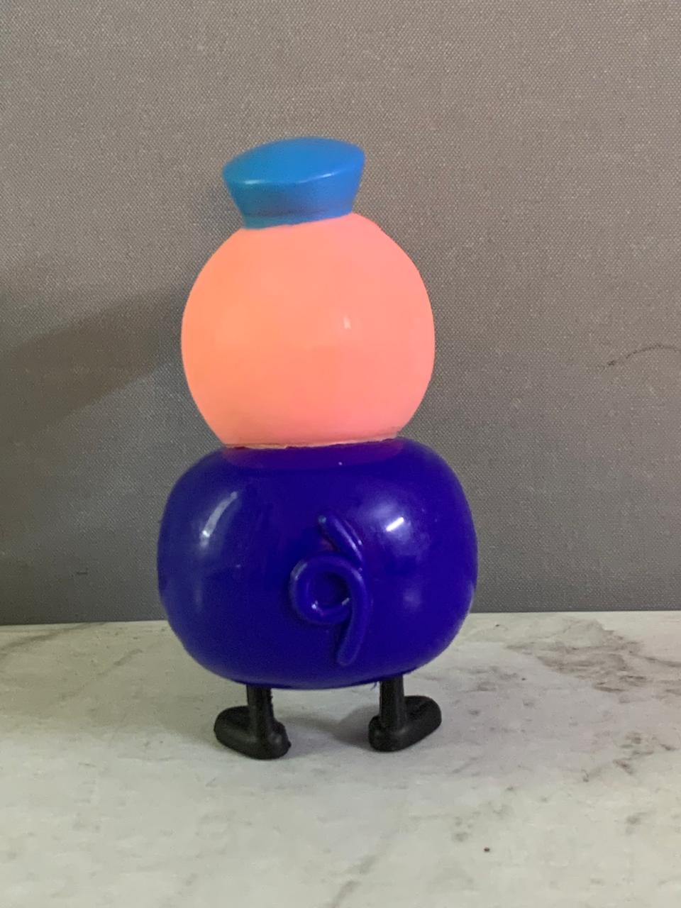 Peppa Pig Grandpa Pig Weeble Action Figure. (Without arms)(Rs 100 advance)