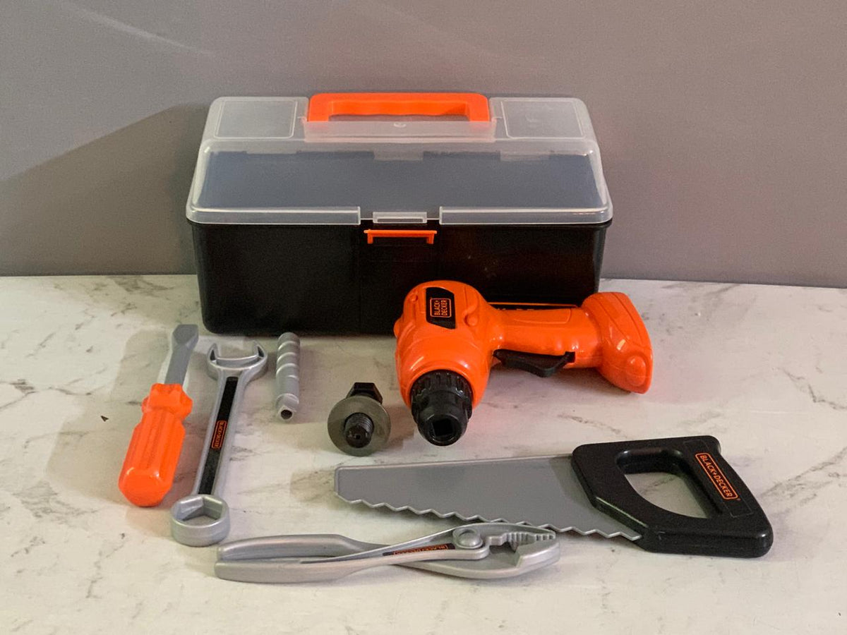 Black+Decker Junior Kids Tool Set.(box’s lock is broken)(Rs 250 advance)