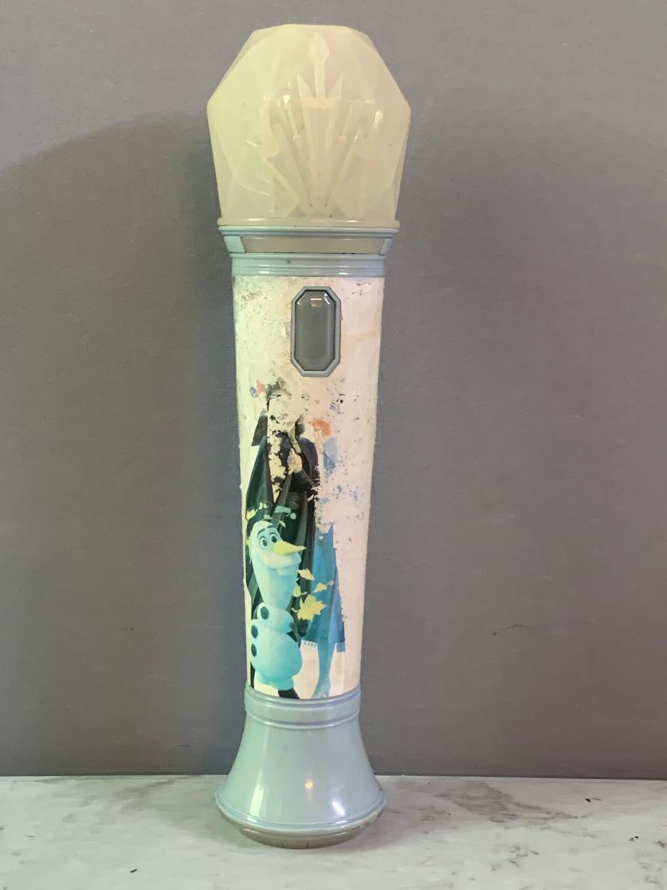 eKids Redstring- Official Frozen 2 Disney Karaoke Microphone.(Must check video for condition) (Rs 200 advance)