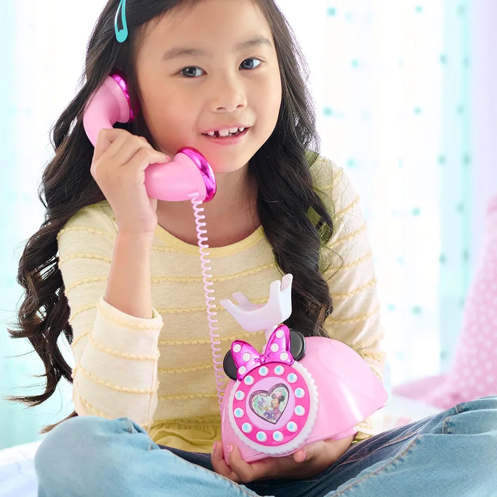 Minnie Mouse Ring Me Rotary Phone.(music isn’t working)(Rs 200 advance)