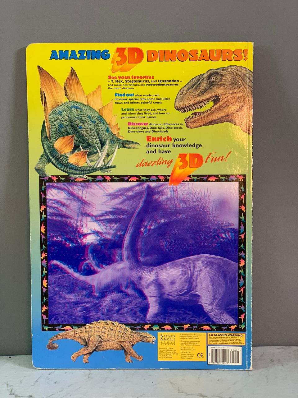 The 3D Dinosaur Book. (Rs 350 advance)