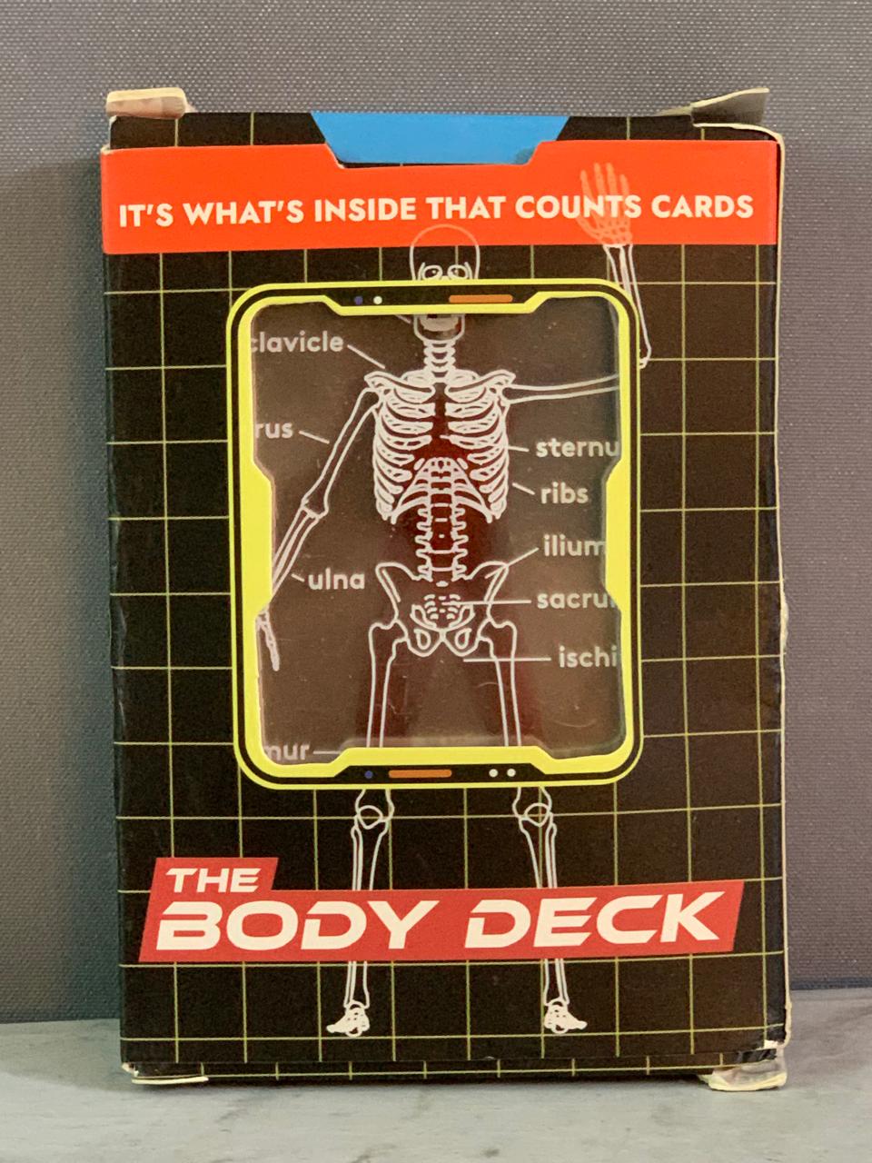 The Body Deck Transparent Anatomy Playing Cards.(Rs 250 advance)