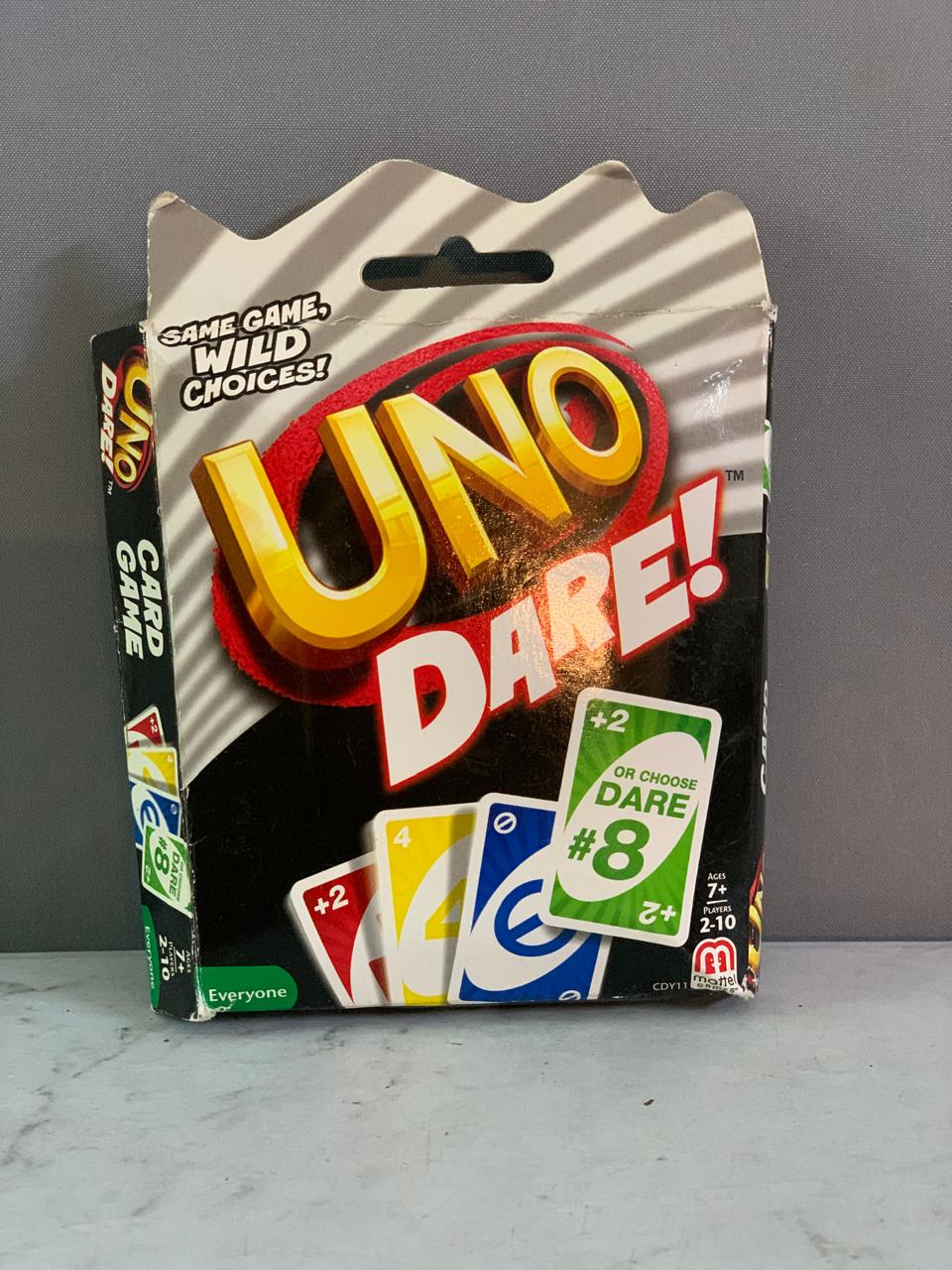 Mattel Games UNO Dare Card Game. (Rs 100 advance)(110 cards)
