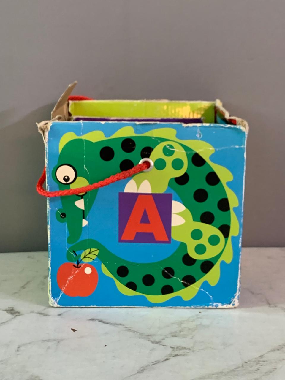 Melissa & Doug Stacking and Nesting Dice English Alphabet. (Rs 150 advance)(must check video)