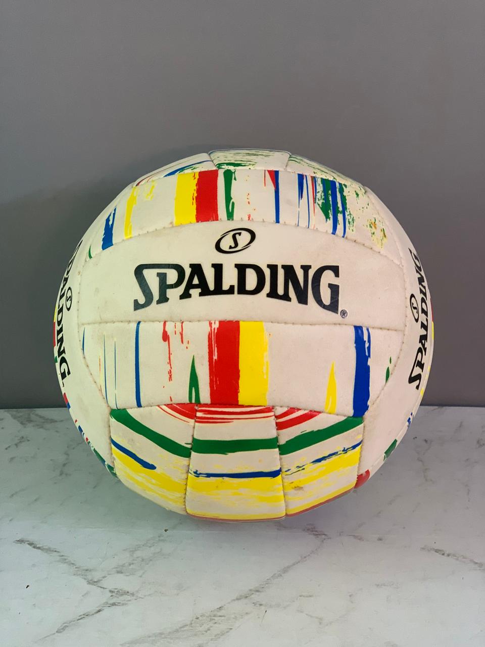 Spalding Marble Series Volleyball. (Rs 300 advance)