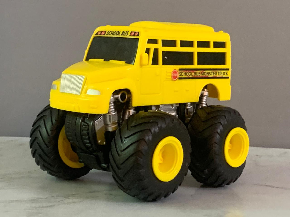 Maisto Earth Shockers Monster Truck School Bus. (Rs 200 advance)