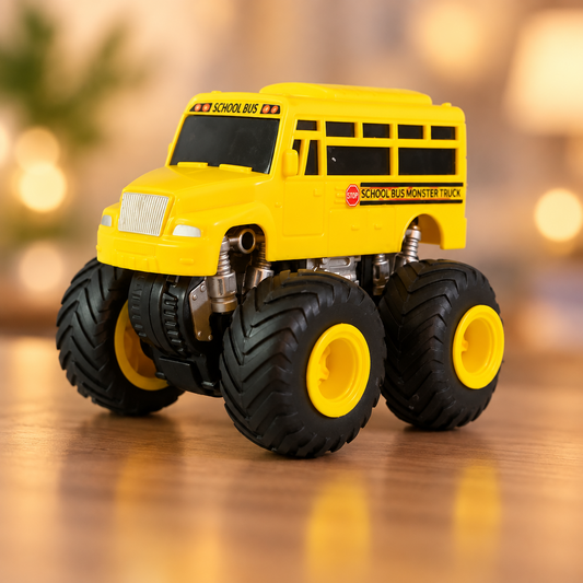 Maisto Earth Shockers Monster Truck School Bus. (Rs 200 advance)