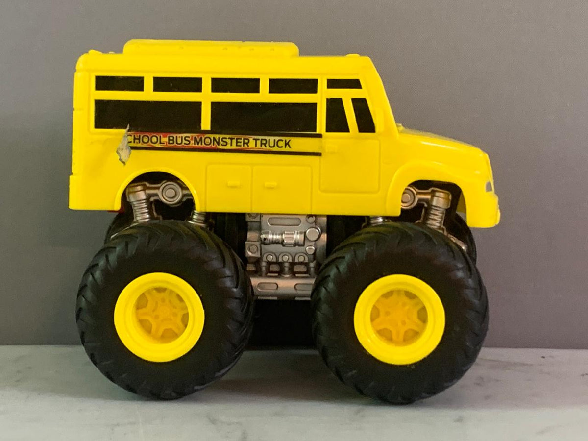 Maisto Earth Shockers Monster Truck School Bus. (Rs 200 advance)