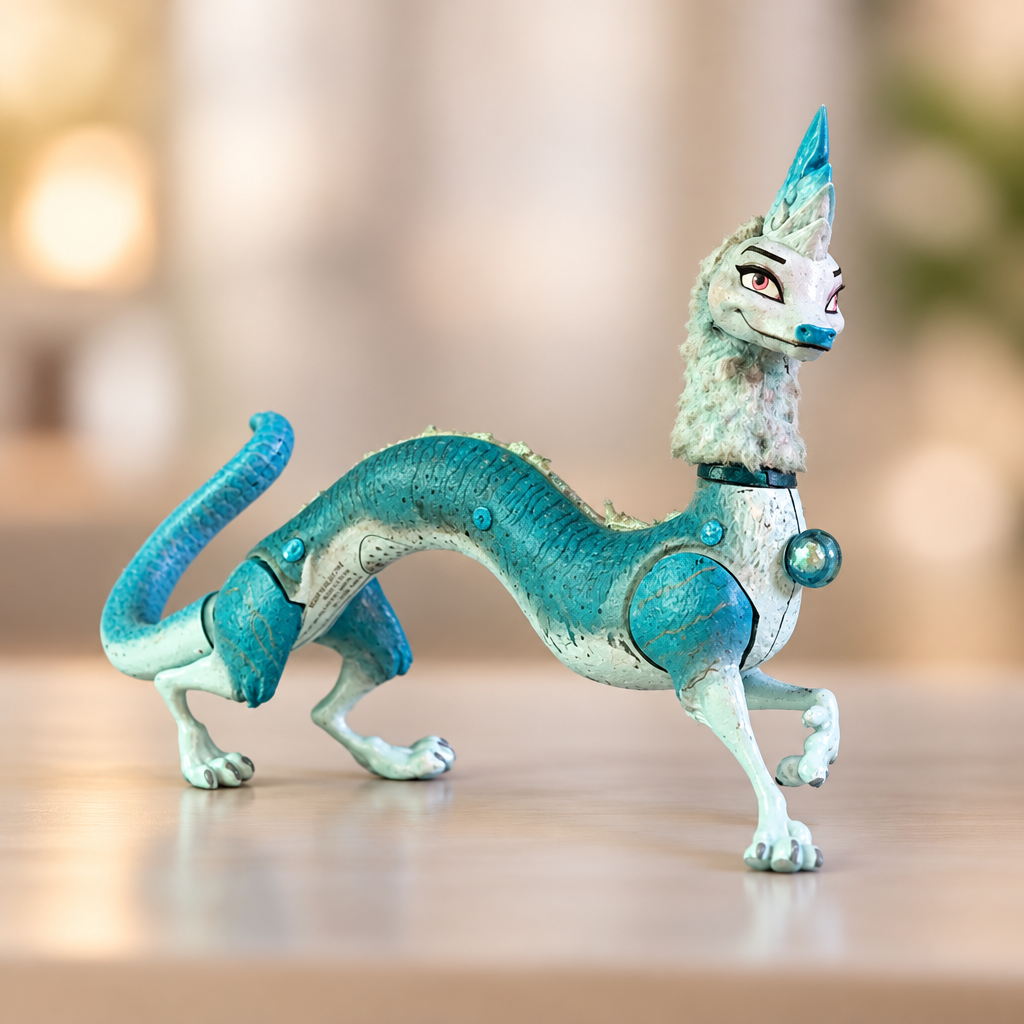 Disney Store Official Sisu Lights and Sounds Toy Dragon - Raya and the Last Dragon.