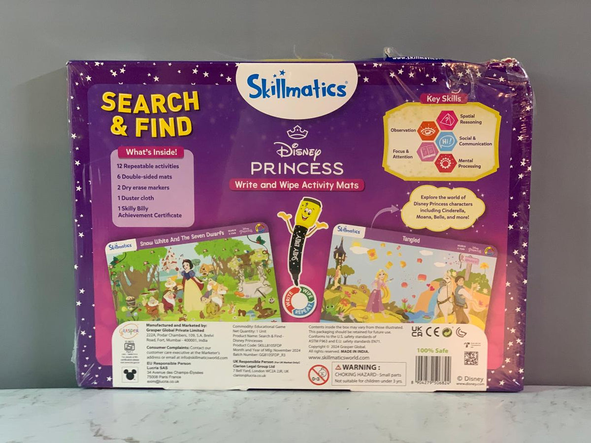 Skillmatics Search And Find Preschool Toy Disney Princess.(New)(250 advance)
