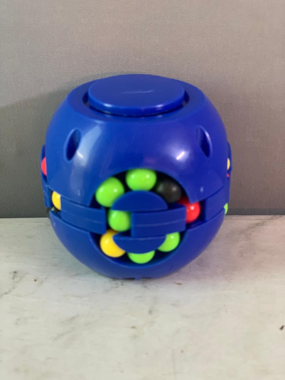 Magic Bean Rotating Cube Gyro Stress Reliever Fidget Spinner Toy