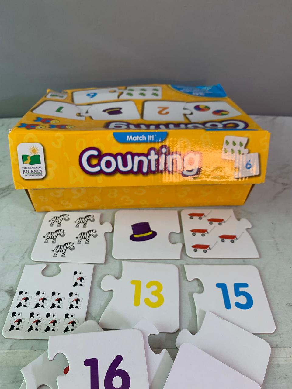 The Learning Journey MATCH IT! - COUNTING.(58 pieces)(Rs 250 advance)