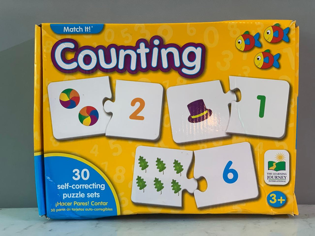 The Learning Journey MATCH IT! - COUNTING.(58 pieces)(Rs 250 advance)