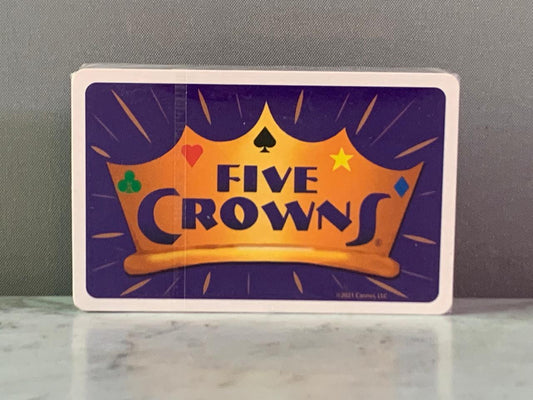 Five Crowns Poker Board Game Cards. (New)