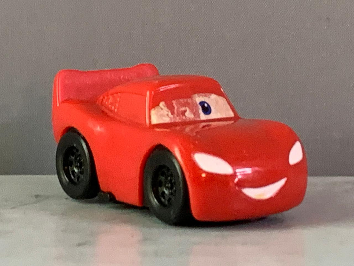 Lightning McQueen 3” Pull back Vehicle Toy. (Must check video for condition) (Rs 150 advance)