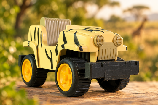 Vintage Safari Jeep Toy. (Rs 200 advance)