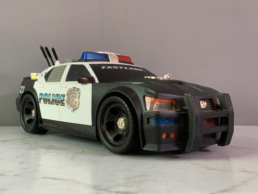 Fast Lane Police Car Action Wheels with Lights and Sound Motorized (Rs 400 advance)