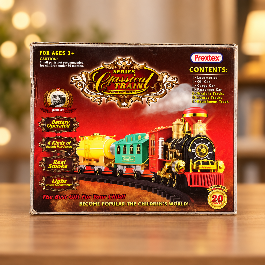 PretXex 20-Piece Classical Train Set. (Rs 500 advance)