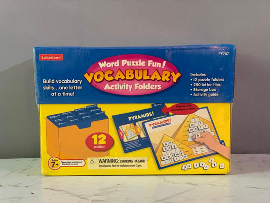 Lakeshore Learning "Word Puzzle Fun! Vocabulary Activity Folders". (New)(Rs 300 advance)
