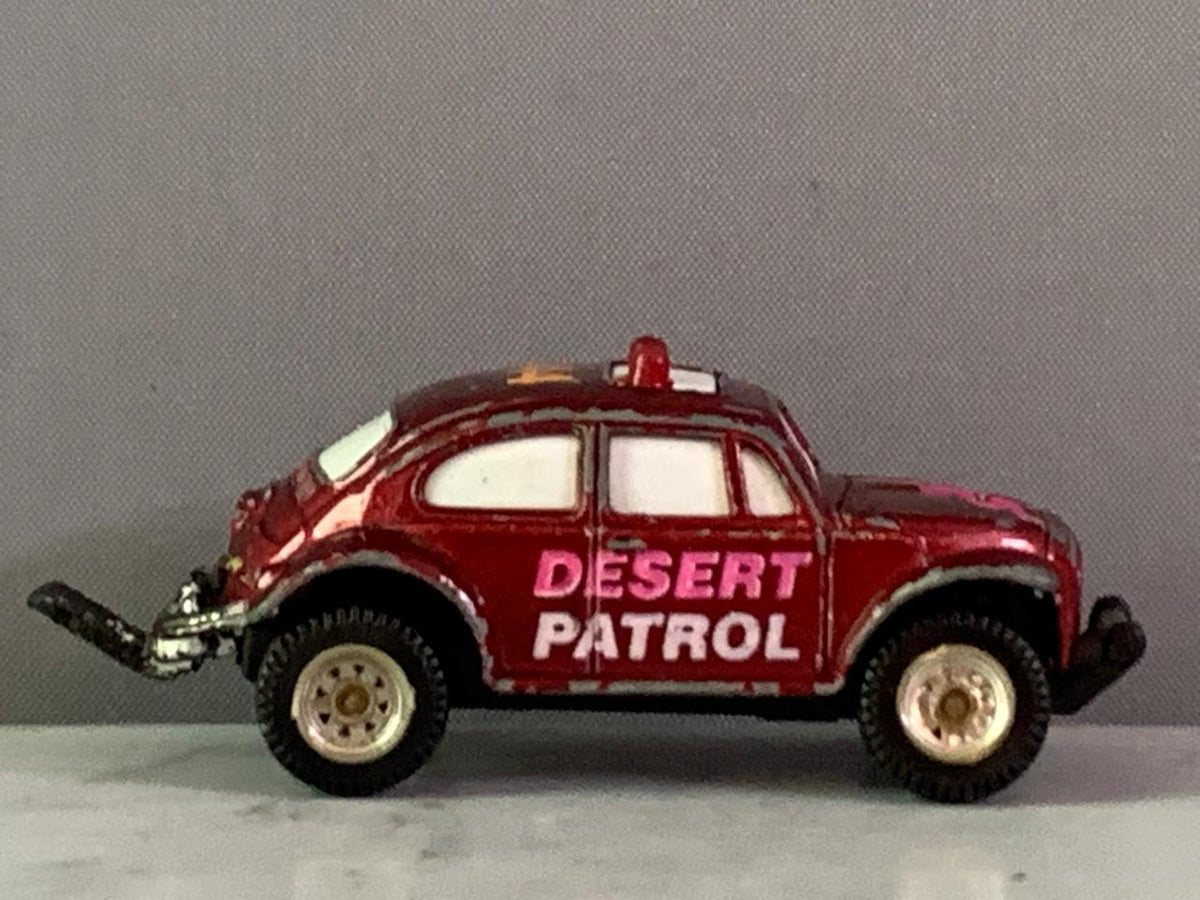 Desert Patrol Baja Bug Die-Cast Toy Car.(must check video for condition)