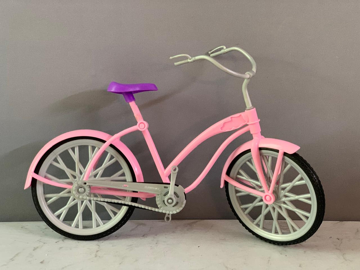 Mattel Barbie Glam Bike Toy Bicycle. (Rs 200 advance)(without pedals)