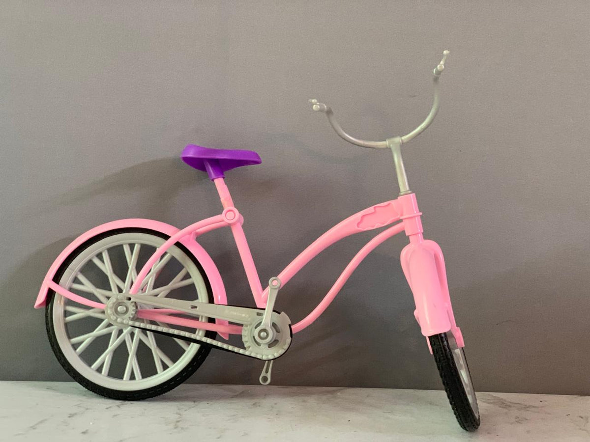 Mattel Barbie Glam Bike Toy Bicycle. (Rs 200 advance)(without pedals)