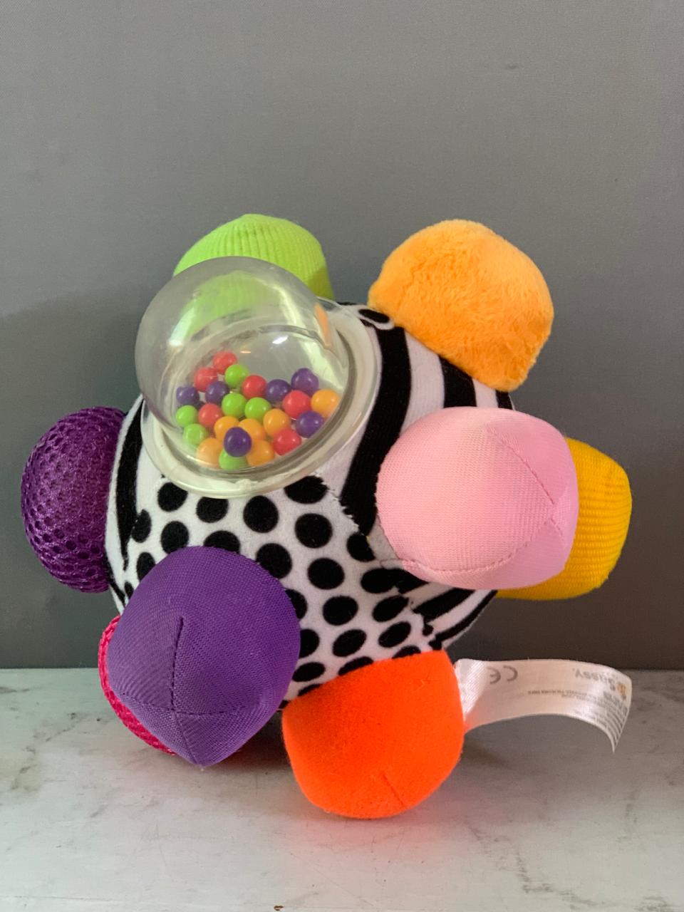 Sassy Developmental Bumpy Ball. (Rs 150 advance)