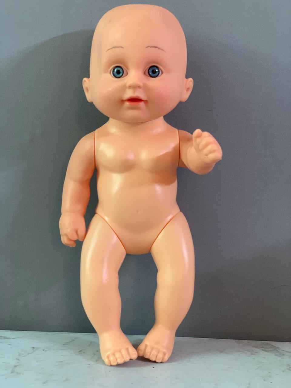 Vintage-Style Plastic Baby Doll.