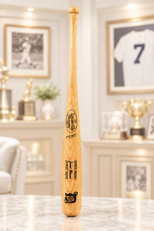 Louisville Slugger 125 Wooden Baseball Bat. (Rs 250 advance)