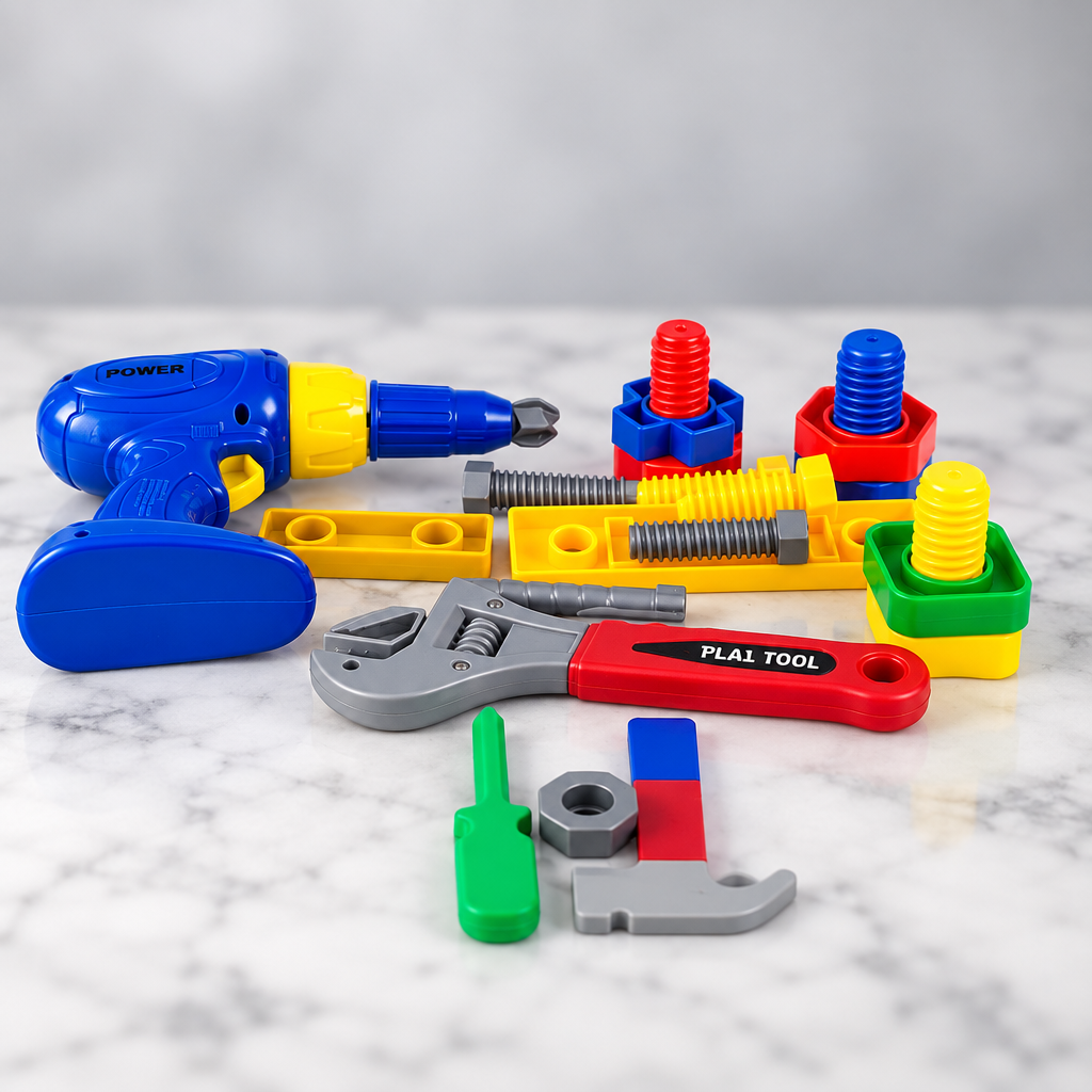 Pretend-Play Construction Tool Set.(must check video)(150 advance)