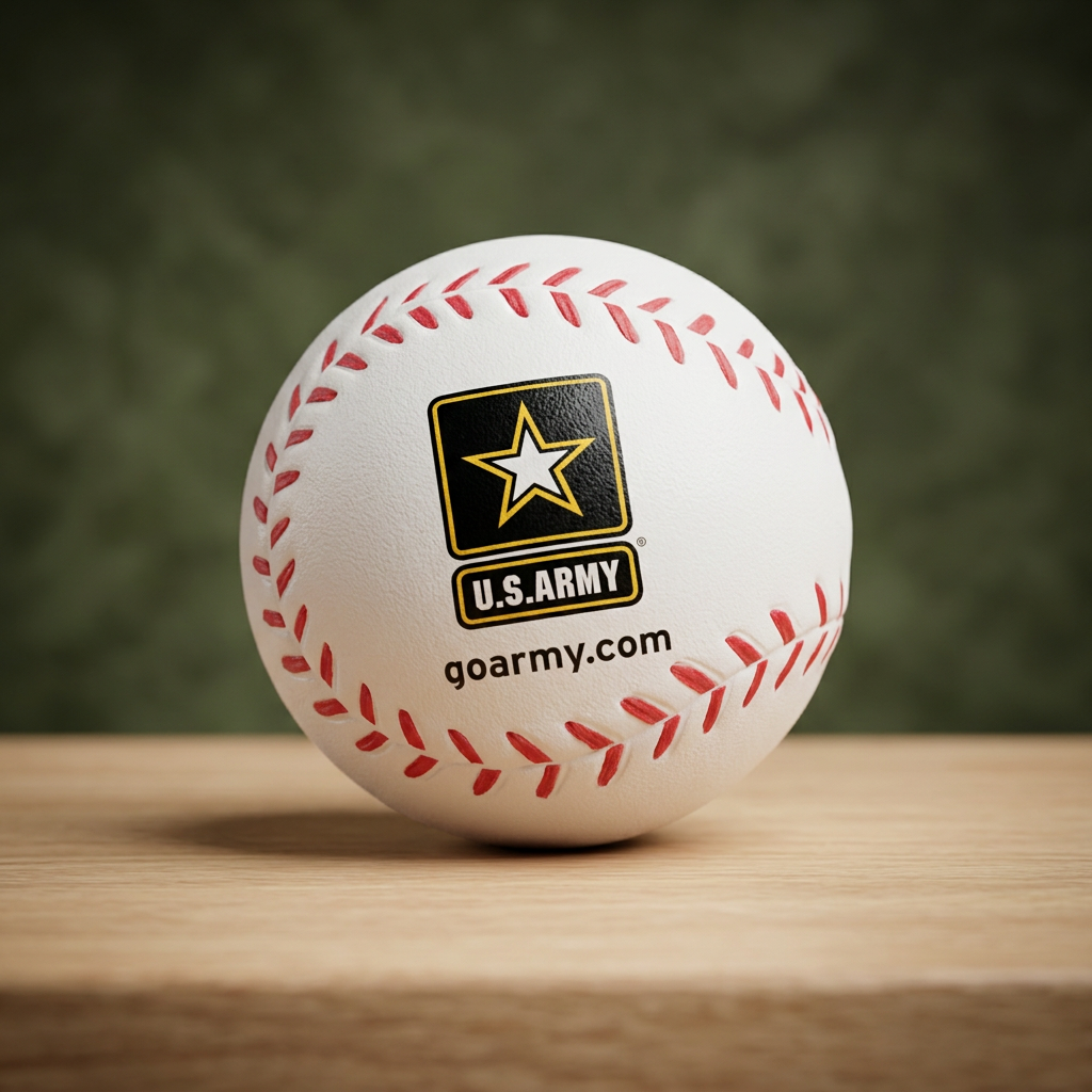 Foam Baseball Stress Ball.