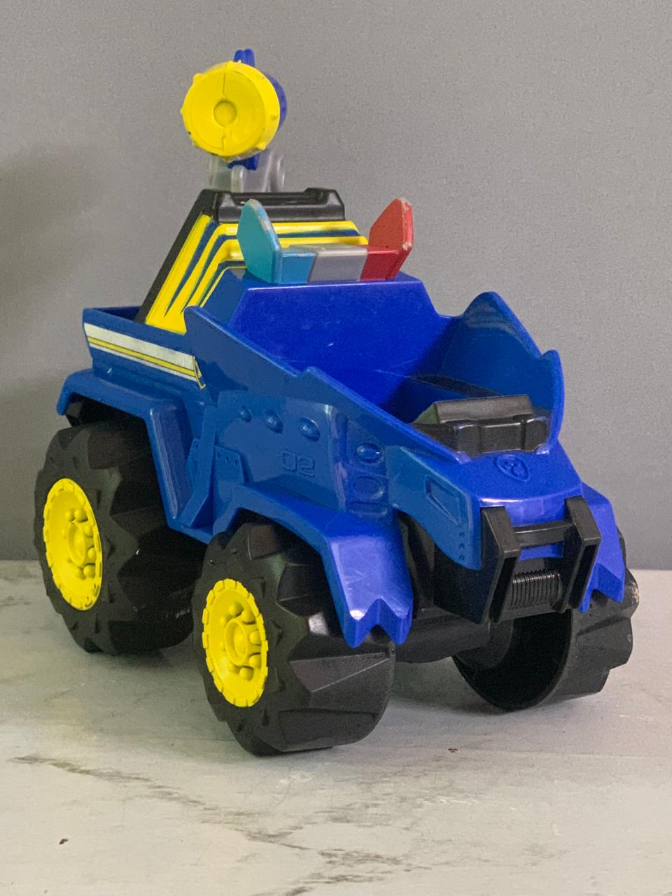 Paw Patrol Dino Rescue Chase Deluxe Rev-Up Vehicle.(Rs 150 advance)