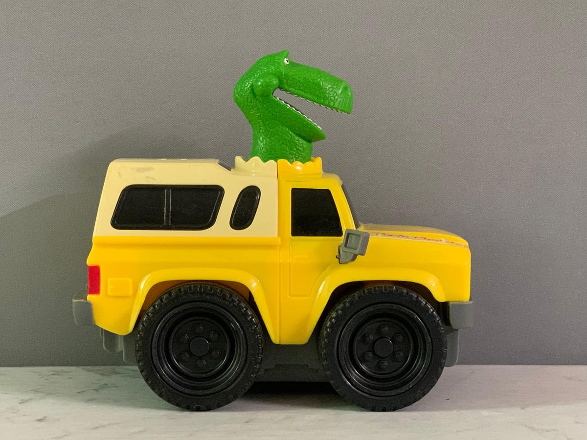Fisher-Price Disney/Pixar Toy Story 3 Shake 'n Go Rex & Pizza Planet Truck.(Rs 150 advance)(music isn’t working)