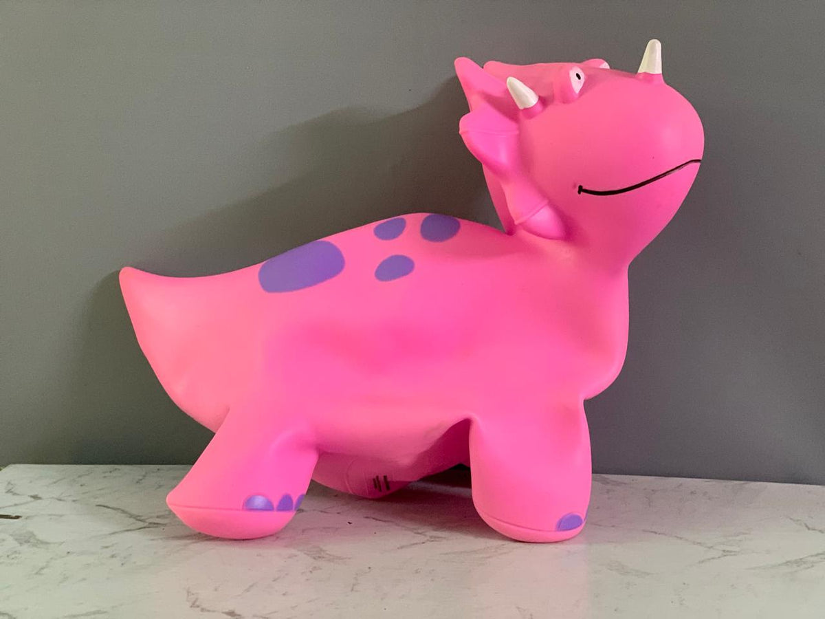 Bounce Buddies Dino: Trish the Triceratops Ride-on Inflatable Bouncer (Rs 300 advance)