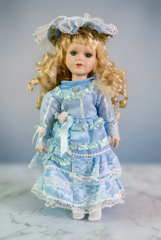 Vintage Porcelain Collector's Doll.(Rs 200 advance)