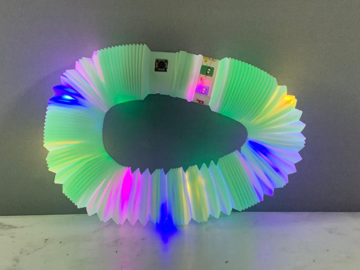 Light-Up Pop Tube Fidget Toy.(Rs 150 advance)(Assorted Colors)