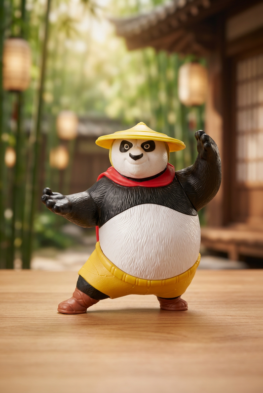 Kung Fu Dragon Warrior Po Action Figure.(Rs 150 advance)