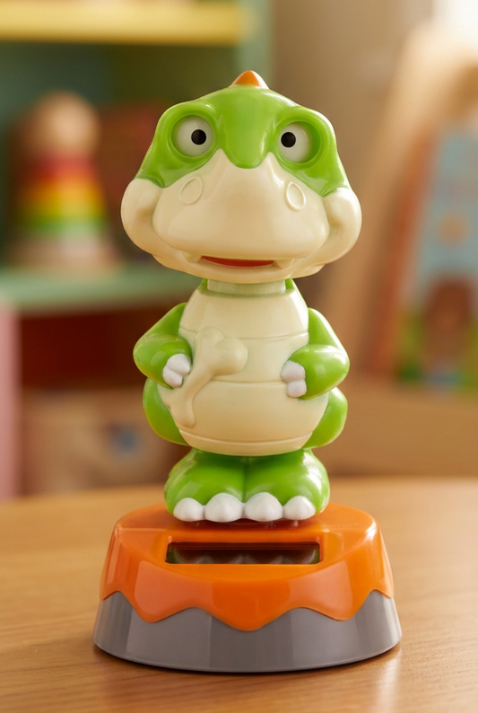 Greenbrier Solar Powered Dancing Dinosaur Bobblehead.