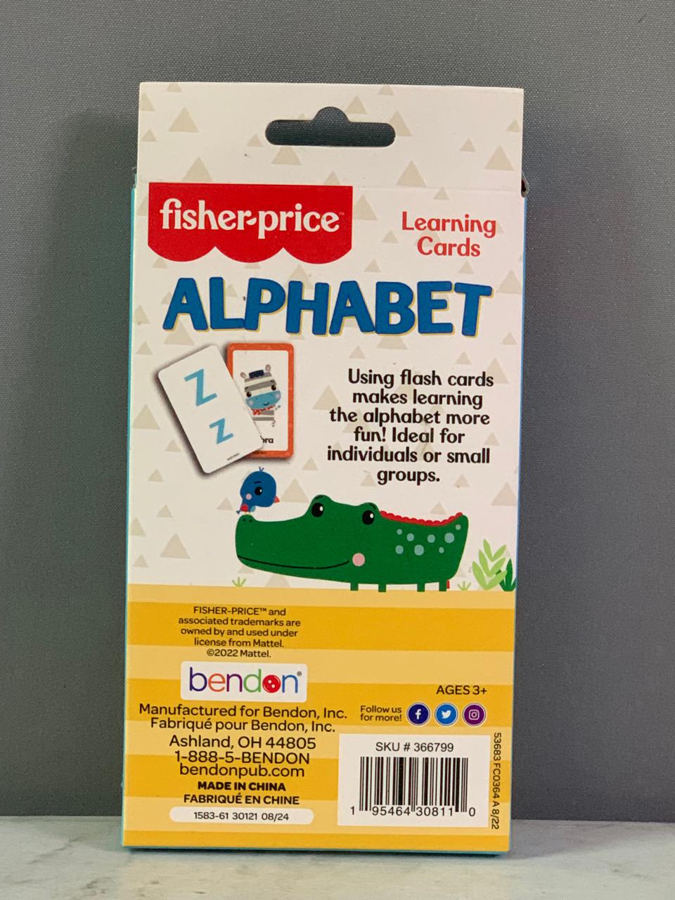 Fisher-Price Alphabet Flash Cards.(Rs 150 advance)